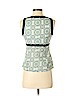 Ann Taylor LOFT 100% Cotton Green Sleeveless Blouse Size 4 (petite) - photo 2