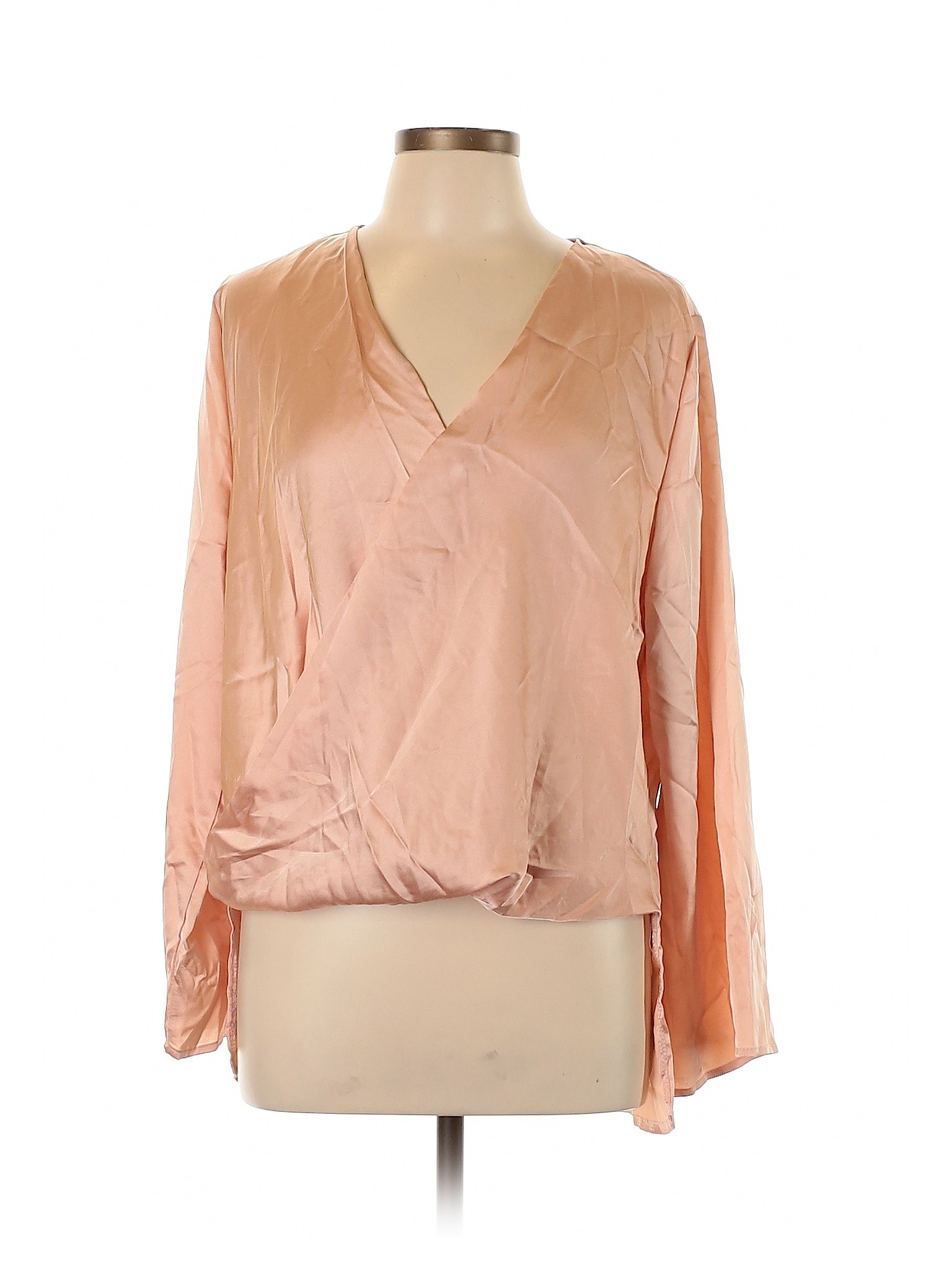 NWT Mint Vanilla Women Pink Long Sleeve Blouse 10 | eBay