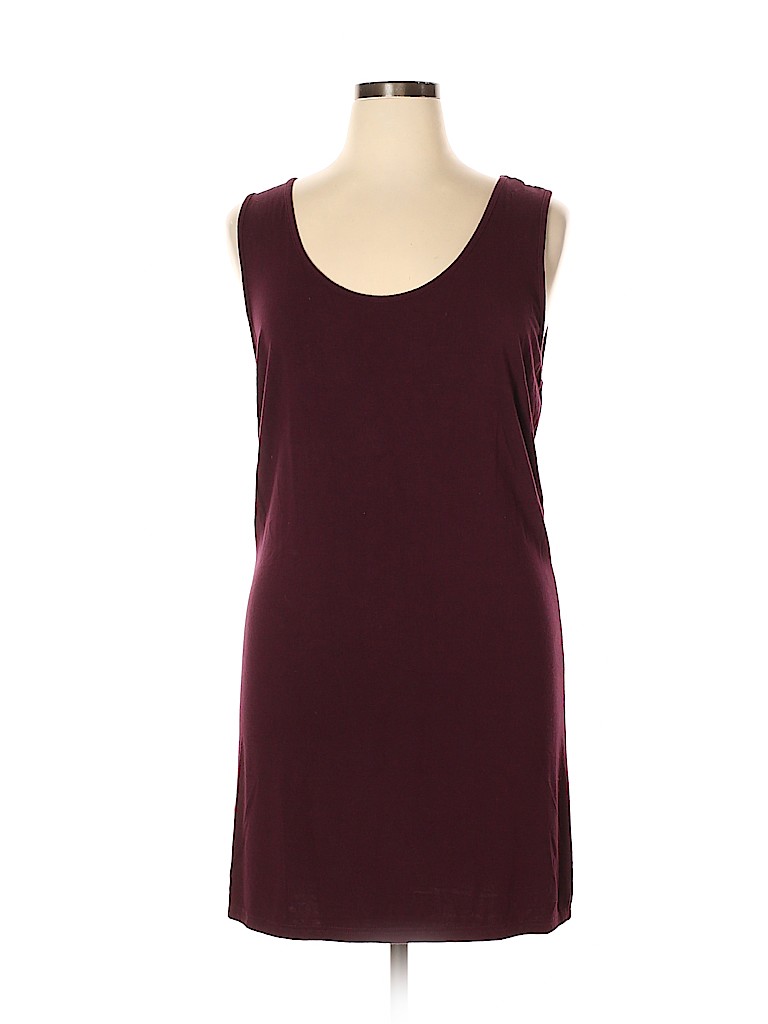 LTS Basics Purple Casual Dress Size XL - photo 1