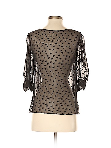 Lewis Cho 3/4 Sleeve Silk Top (view 2)