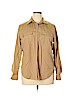 Lauren by Ralph Lauren 100% Cotton Tan Long Sleeve Button-Down Shirt Size XL - photo 1