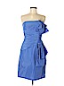 Max and Cleo 100% Polyester Blue Cocktail Dress Size 8 - photo 1