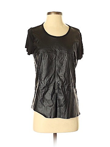 Vince Camuto Faux Leather Top (view 1)