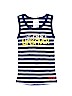 Assorted Brands 100% Cotton Stripes Graphic Blue Tank Top 9-12 MO / 12 MO - photo 1