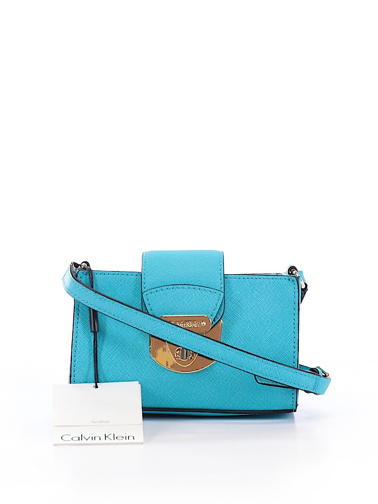 calvin klein blue crossbody bag