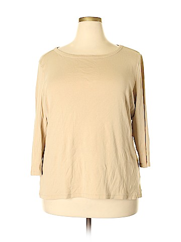 Lands' End 3/4 Sleeve T-Shirt (view 1)