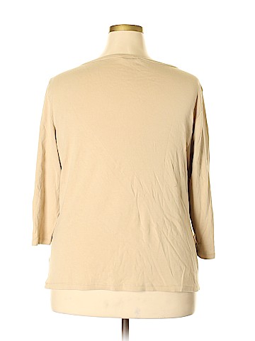 Lands' End 3/4 Sleeve T-Shirt (view 2)