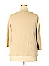 Lands' End 100% Cotton Tan 3/4 Sleeve T-Shirt Size 18 - 20 - photo 2