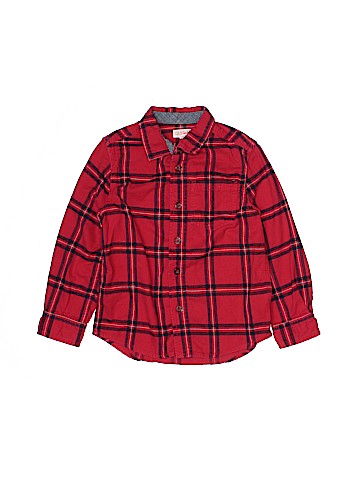 Cat & Jack Long Sleeve Button-Down Shirt (view 1)