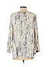 Eileen Fisher Ivory Long Sleeve Blouse Size S - photo 2