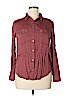 Mudd 100% Rayon Pink Long Sleeve Button-Down Shirt Size L - photo 1