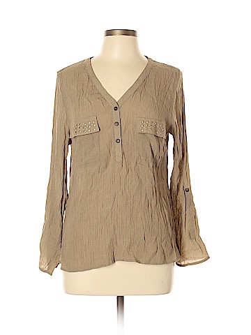 Notations Long Sleeve Blouse (view 1)