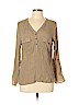 Notations Tan Long Sleeve Blouse Size XL (petite) - photo 1
