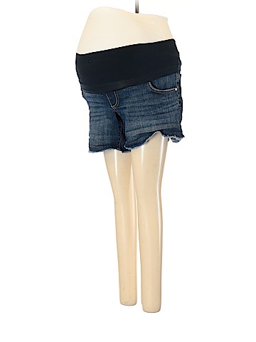 Indigo Blue Denim Shorts (view 1)