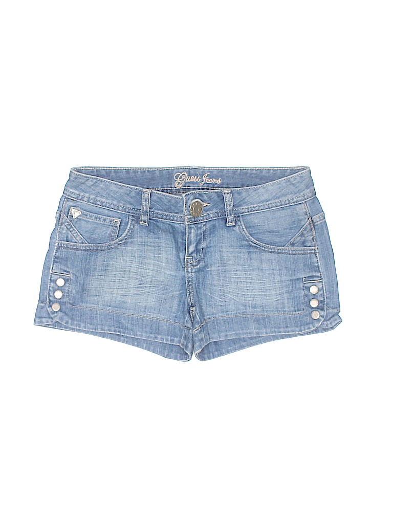 guess denim shorts women's