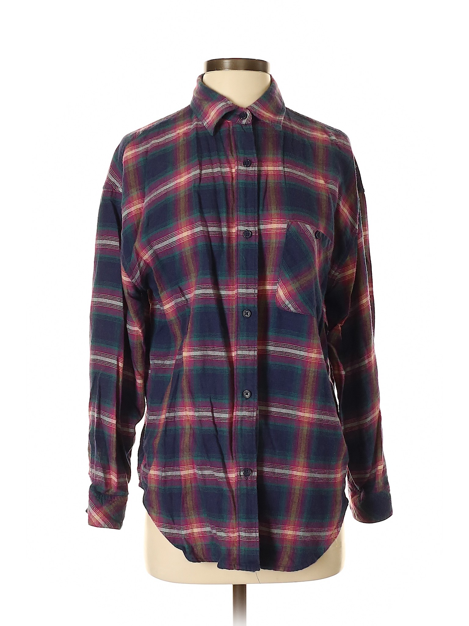 Rails Women Red Long Sleeve Button-Down Shirt S | eBay