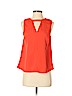 W118 by Walter Baker 100% Polyester Orange Sleeveless Blouse Size XS - photo 1