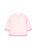 Earth Nymph Hearts Polka Dots Graphic Pink Rash Guard 3-6 MO / 6 MO - photo 2