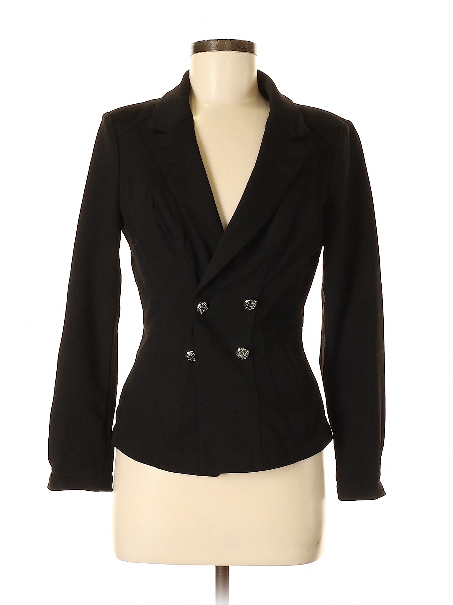 White House Black Market Solid Black Blazer Size 8 - 73% off | ThredUp