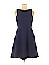 Banana Republic 100% Polyester Blue Casual Dress Size 8 - photo 1