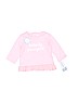 Carter's 100% Cotton Pink 3/4 Sleeve Top 0-3 MO / 3 MO - photo 1