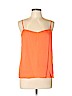 Diane von Furstenberg 100% Silk Orange Sleeveless Silk Top Size 10 - photo 1