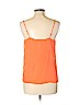 Diane von Furstenberg 100% Silk Orange Sleeveless Silk Top Size 10 - photo 2