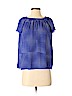 Vince Camuto 100% Polyester Blue Short Sleeve Blouse Size XXS (petite) - photo 1
