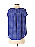Vince Camuto 100% Polyester Blue Short Sleeve Blouse Size XXS (petite) - photo 2