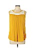 Love Delirious Los Angeles 100% Rayon Yellow Sleeveless Top Size XL - photo 1