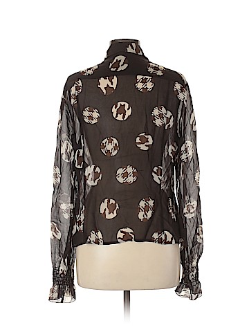 Escada Long Sleeve Silk Top (view 2)