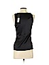 GENDER BIAS 100% Silk Black Sleeveless Silk Top Size S - photo 2