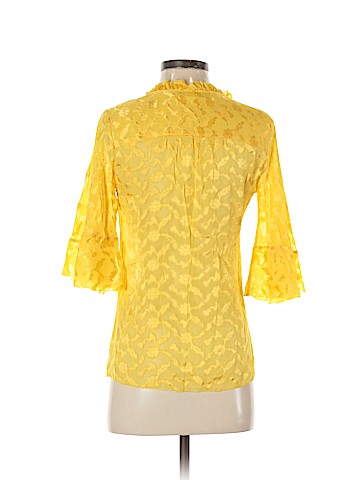 Diane von Furstenberg 3/4 Sleeve Silk Top (view 2)