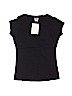 F&F Clothing Solid Black Short Sleeve T-Shirt Size S (youth) - photo 1