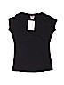 F&F Clothing Solid Black Short Sleeve T-Shirt Size S (youth) - photo 1