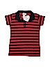 F&F Clothing Stripes Red Short Sleeve Polo Size L (youth) - photo 1