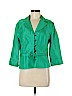 DORBY woman 100% Polyester Green Blazer Size 6 (petite) - photo 1