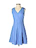 Ann Taylor Blue Casual Dress Size 2 (petite) - photo 1