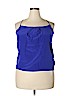 Madewell 100% Silk Blue Sleeveless Silk Top Size L - photo 1
