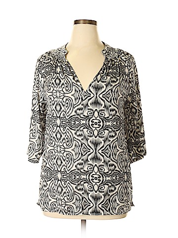 Macbeth Collection by Margaret Josephs 3/4 Sleeve Blouse (view 1)