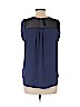 Blue Rain 100% Polyester Blue Sleeveless Blouse Size L - photo 2