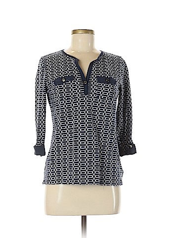 Charter Club 3/4 Sleeve Henley (view 1)