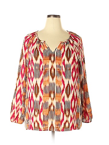 Chico's Long Sleeve Blouse (view 1)