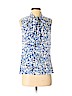 Theory 100% Silk Blue Sleeveless Silk Top Size P (petite) - photo 1