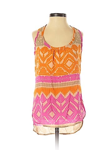 Trina Turk Sleeveless Silk Top (view 1)