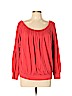 Ellen Tracy Red Silk Pullover Sweater Size L - photo 1