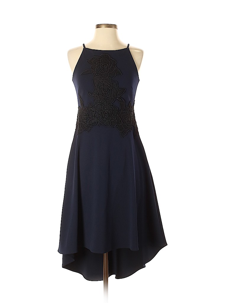 Aidan Mattox Solid Blue Cocktail Dress Size 2 - 96% off | thredUP