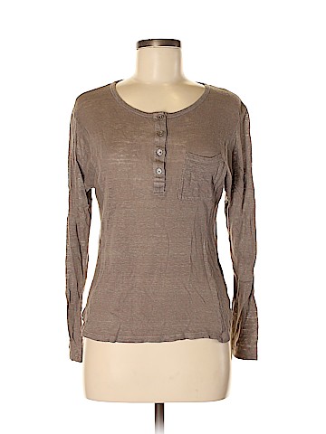 Vince. Long Sleeve Henley (view 1)