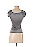 Self Esteem Gray Short Sleeve Blouse Size S - photo 2