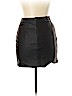 One Way 100% Polyester Black Faux Leather Skirt Size 10 - photo 2